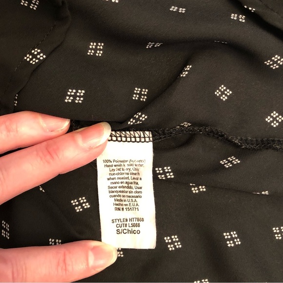 Le Lis Elegant Black Sleeveless Blouse Size S - Picture 10 of 10